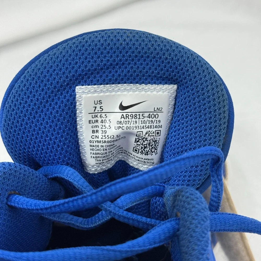 Nike Force Zoom Trout 6 Keystone 'Game Royal' Cleats Men Size 7.5 US‎ AT3440-400